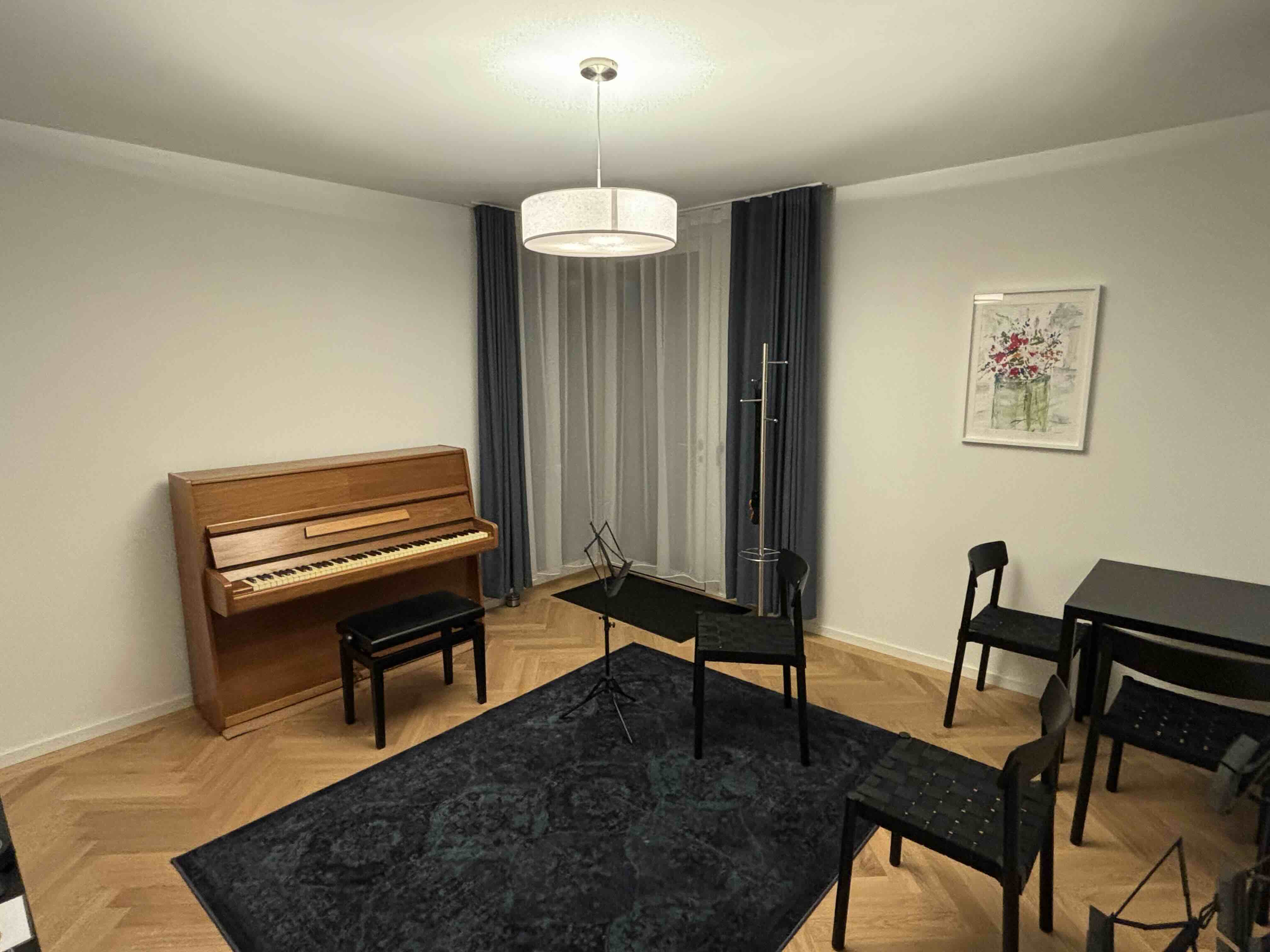 Eingang zum Musikzimmer – Zugang mit Code